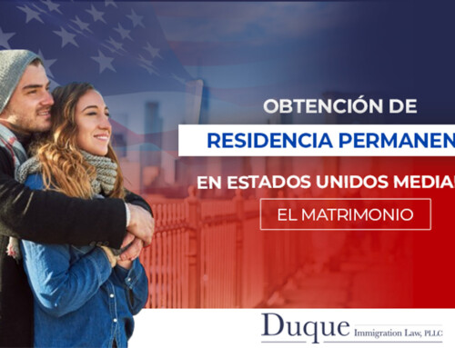 Obtención de residencia permanente en Estados Unidos mediante el matrimonio